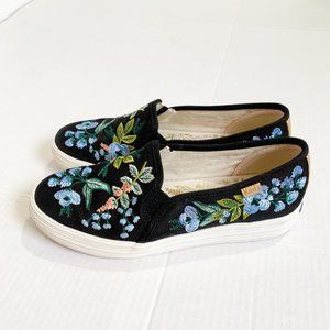 Keds x Rifle Paper Co Triple Decker Embroidered Herb Garden Platform Sneakers Si